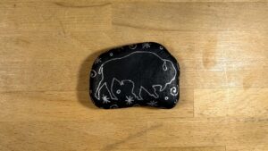 The top of the stone