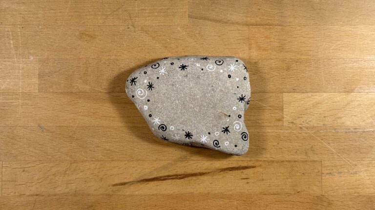 The back of the stone