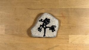 The top of the stone