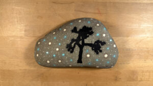 The top of the stone